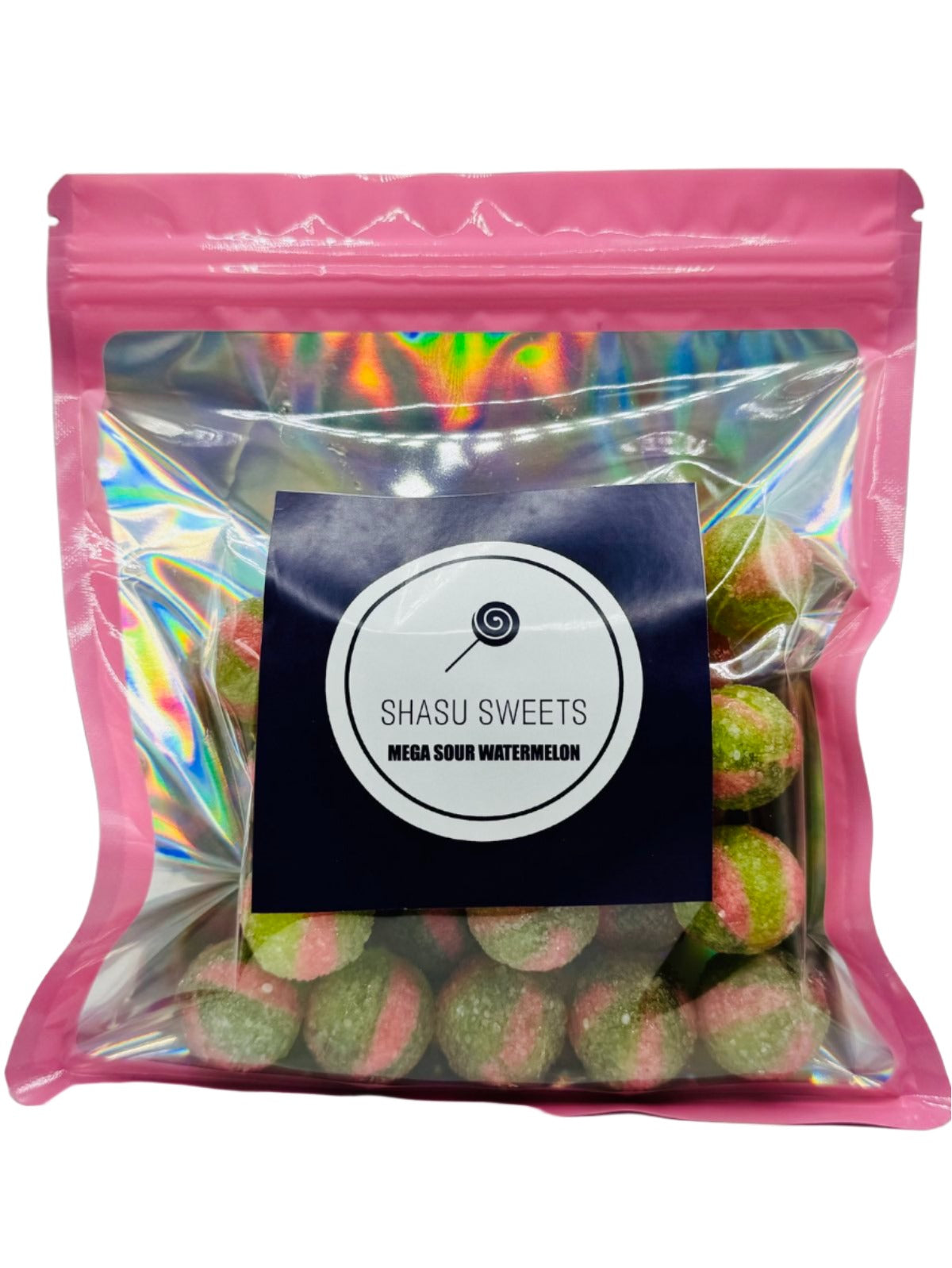Shasu Sweets Mega Sour Watermelon Bombs - 227g (half pound)