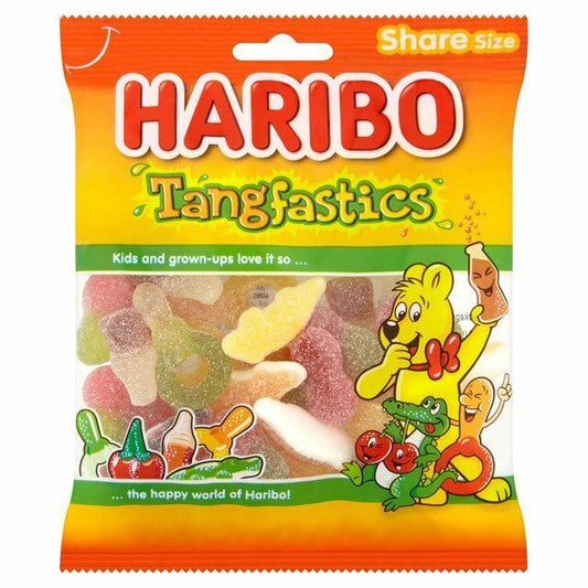 The Best Of British Gummy Candy HARIBO Tangfastics Bag, 140 g